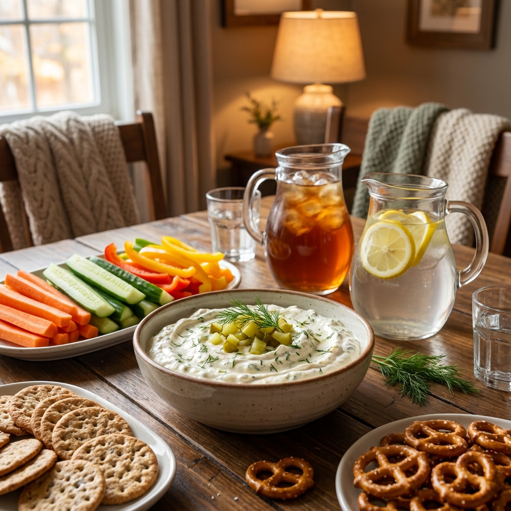 Protein Dill Pickle Dip