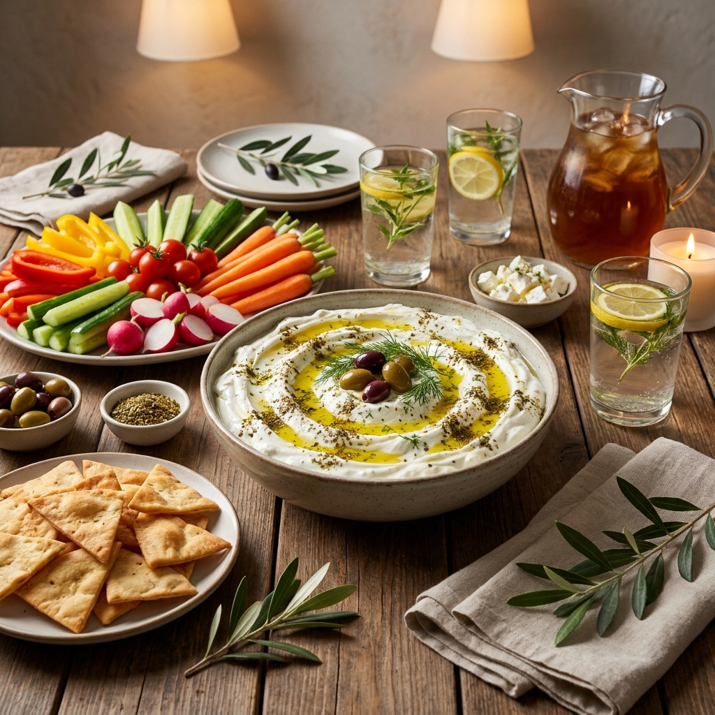 Savory Greek yogurt dip