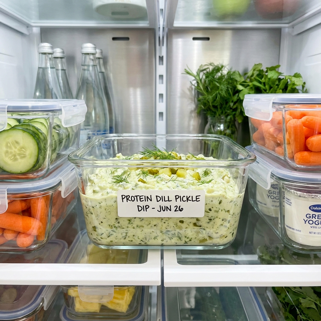 Protein Dill Pickle Dip