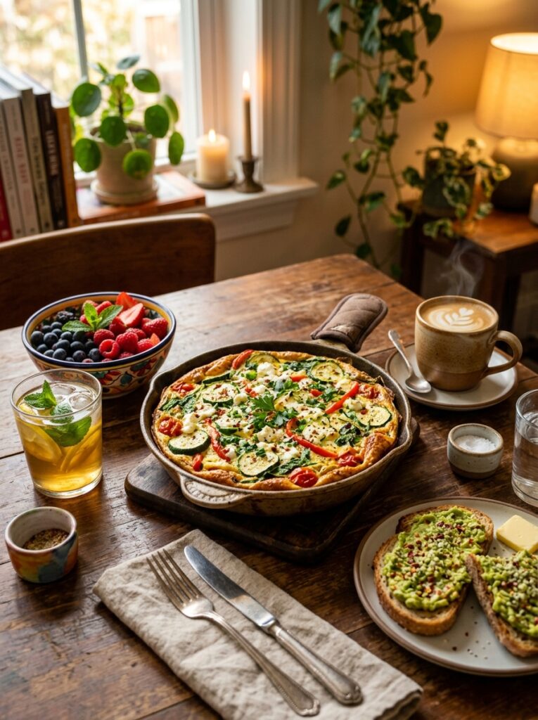 High Protein Zucchini Egg Frittata: Easy, Nutritious Recipe 15 A full serving 202604281900