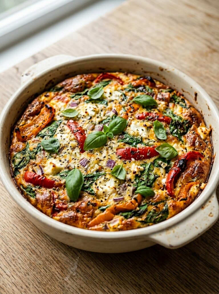 High Protein Roasted Pepper Frittata 17 A realistic close up 202604281910