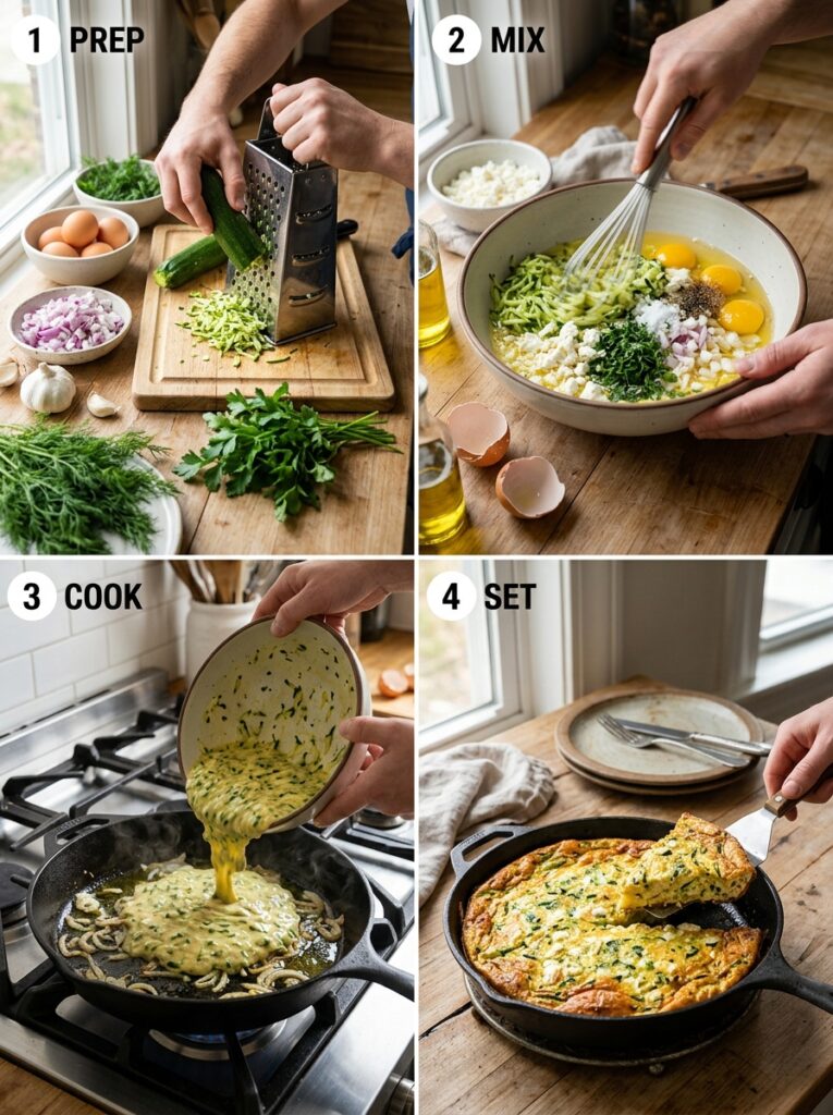 High Protein Zucchini Egg Frittata: Easy, Nutritious Recipe 14 A step by step cooking 202604281900