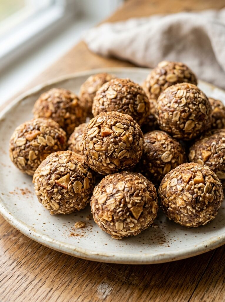 High Protein Apple Cinnamon Energy Balls Recipe 12 Apple cinnamon energy balls 202604281927