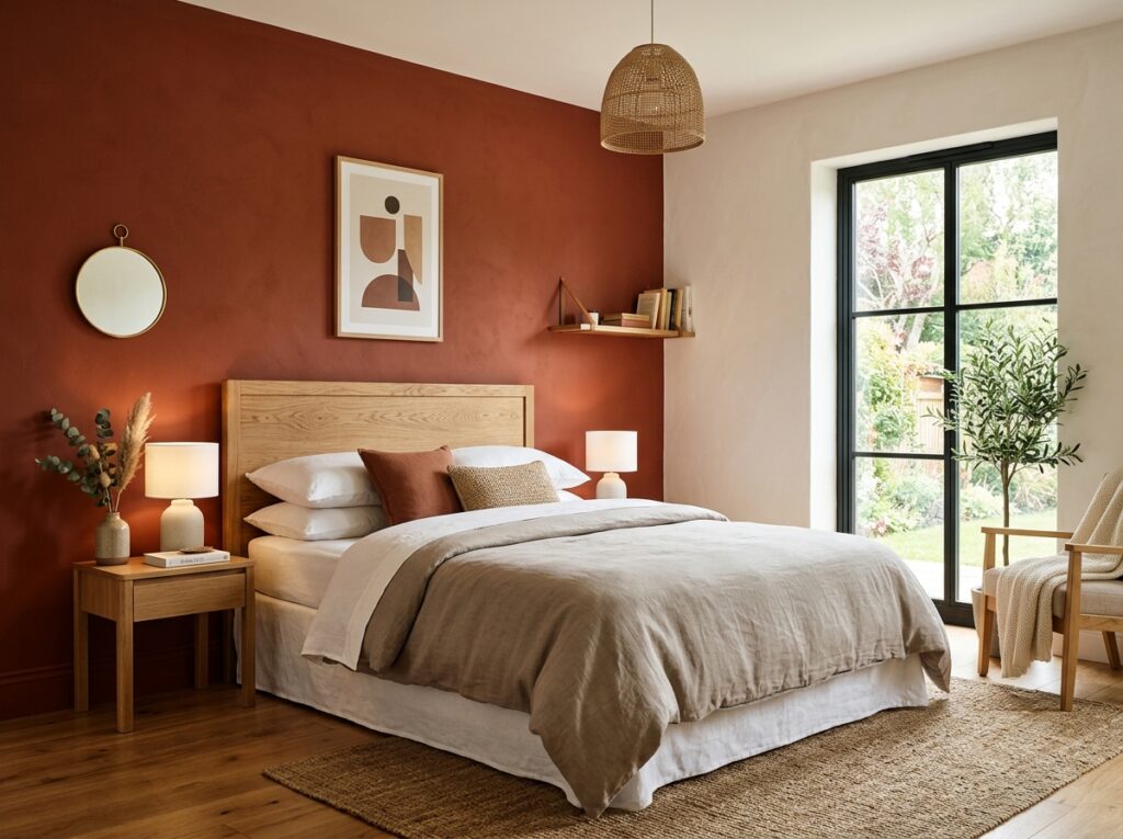 Bedroom with terracotta 202604091113