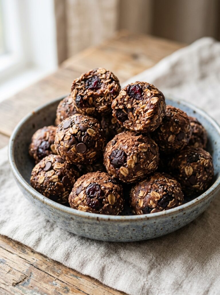 High Protein Cherry Chocolate Energy Balls: Easy Homemade Recipe 17 Cherry chocolate energy balls 202604292018