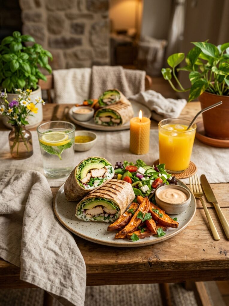 High Protein Chicken Avocado Wrap Recipe 15 Chicken Avocado Wrap 202604261428 2