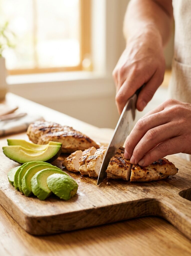 High Protein Chicken Avocado Wrap Recipe 14 Chicken Avocado Wrap 202604261429