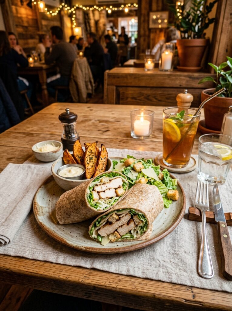 High Protein Chicken Caesar Wrap 15 Chicken Caesar Wrap 202604221905