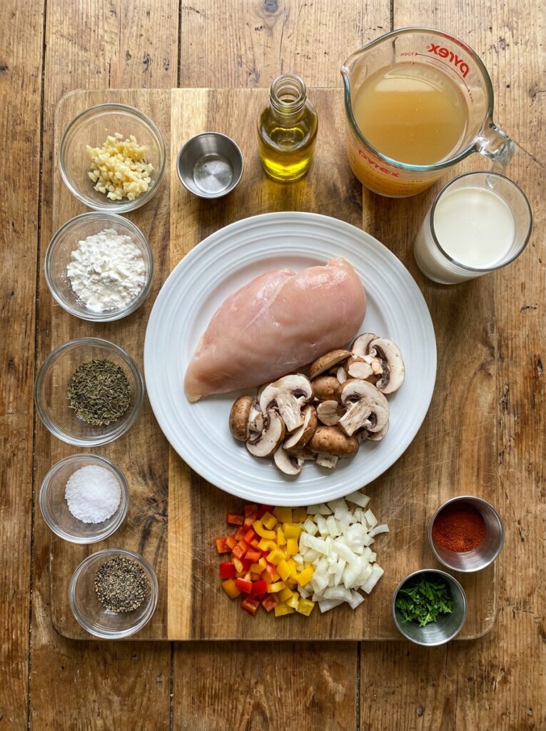 high protein chicken marsala skillet 13 Chicken Marsala ingredients arra… 202605011648