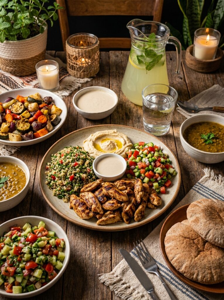 High Protein Chicken Shawarma Plate 15 Chicken Shawarma Plate 202604272136 1