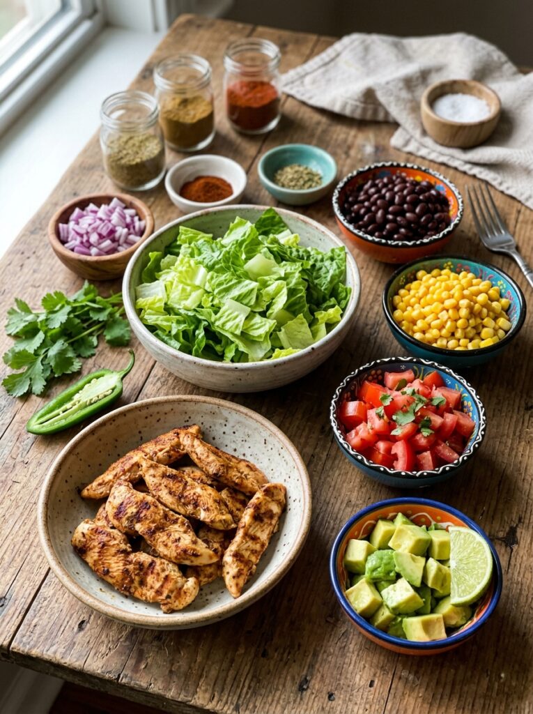 High Protein Chicken Taco Salad 13 Chicken Taco Salad 202604221908 1