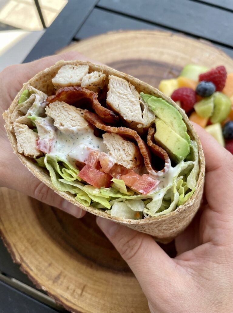 High Protein Chicken Bacon Ranch Wrap 17 Chicken bacon ranch 202604242254