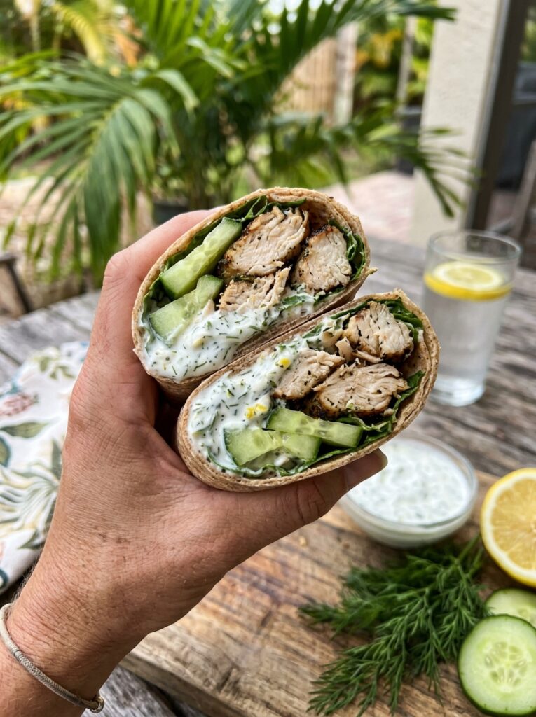High Protein Chicken Cucumber Wrap: A Healthy Lunch Favorite 12 Chicken cucumber wrap 202604261408