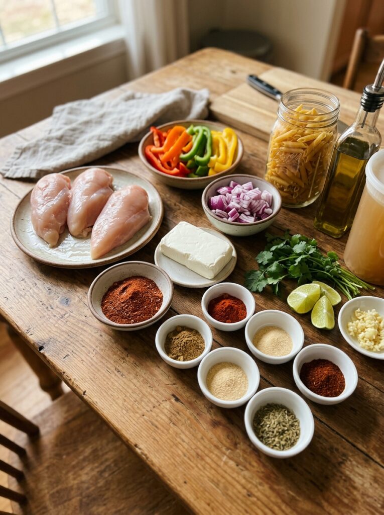 High Protein Chicken Fajita Pasta Recipe 13 Chicken fajita pasta 202604261422 1