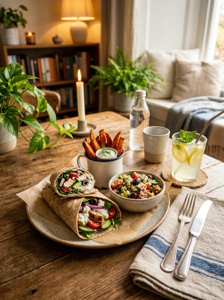 High Protein Greek Chicken Lunch Wrap 15 Chicken lunch wrap 202604261340 2
