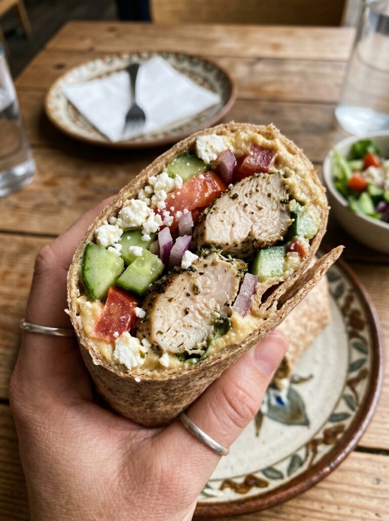 High Protein Greek Chicken Lunch Wrap 17 Chicken lunch wrap 202604261341