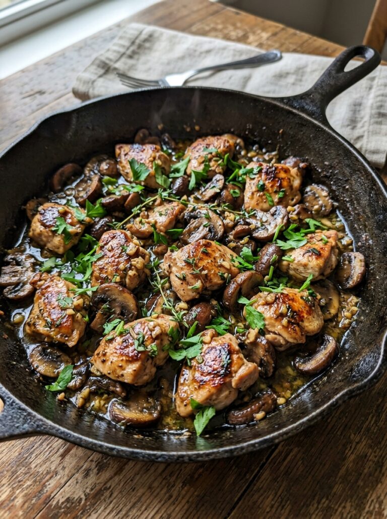 Chicken mushroom skillet 202604231907