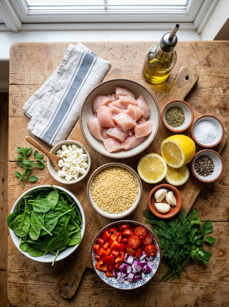 Chicken orzo ingredients 202604251351