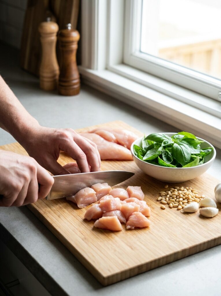 Chicken pesto pasta 202604242345 2