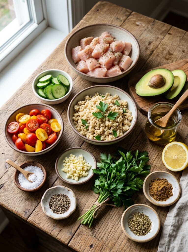 High Protein Chicken Quinoa Bowl 13 Chicken quinoa bowl 202604261350
