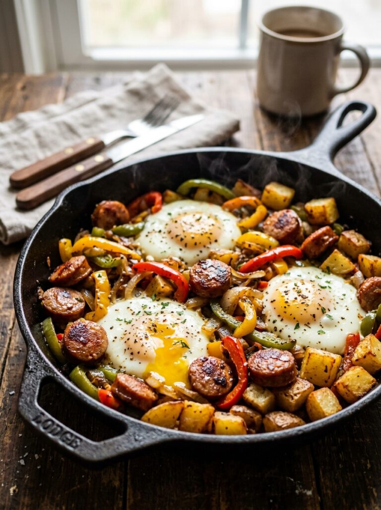 High Protein Chicken Sausage Breakfast Skillet 17 Chicken sausage breakfast 202604221847