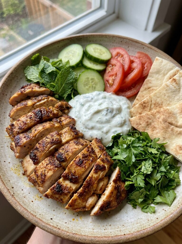 High Protein Chicken Shawarma Plate 12 Chicken shawarma plate 202604272136 2