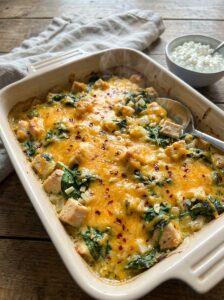 Chicken spinach casserole 202604242316