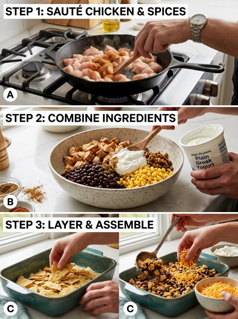 Chicken taco casserole 202604251339