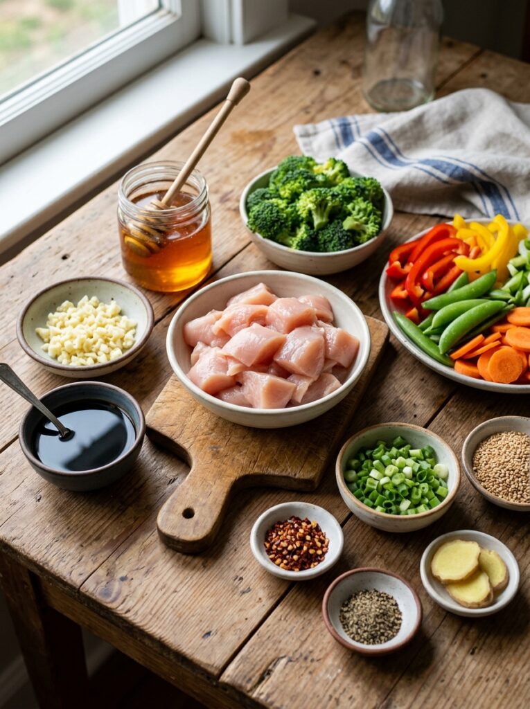 high protein honey garlic chicken 13 Close up amateur 202604281916