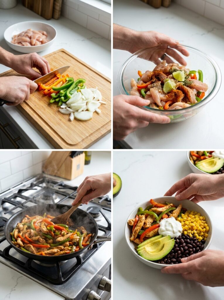High Protein Chicken Fajita Bowl Recipe 14 Cooking High Protein 202604242240