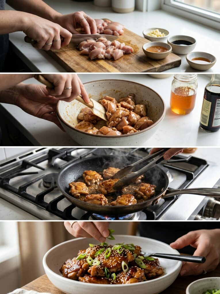 high protein honey garlic chicken 14 Cooking honey garlic 202604281917