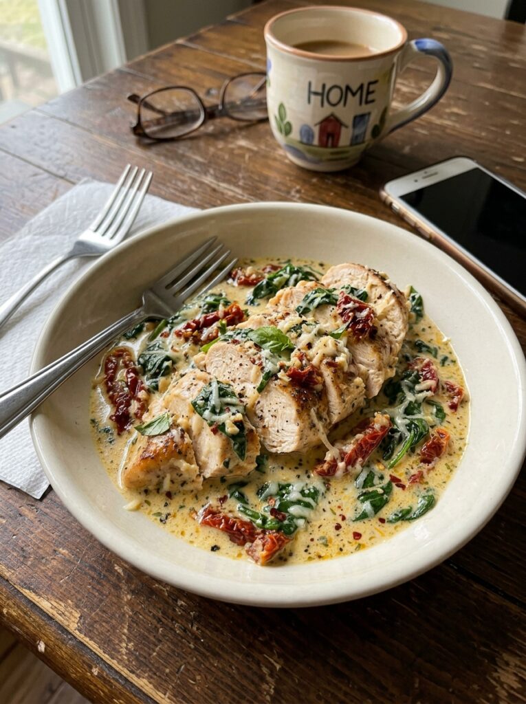 High Protein Creamy Tuscan Chicken 12 Creamy tuscan chicken 202604231847