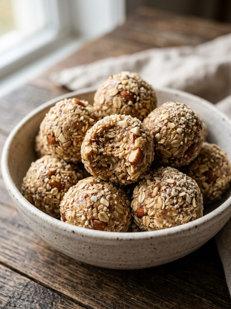 high protein vanilla almond energy balls: Easy No-Bake Recipe for Sustained Energy 12 Energy balls with 202604281842