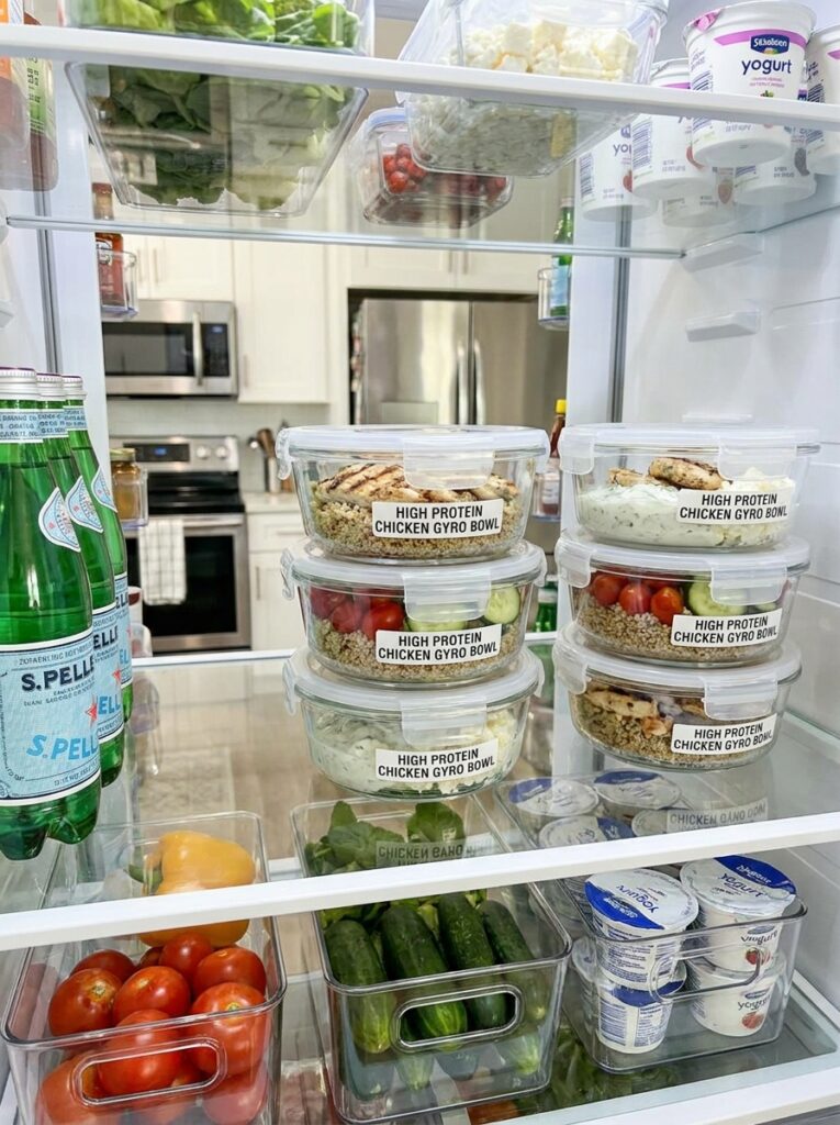 High Protein Chicken Gyro Bowl 16 Food storage containers 202604272116