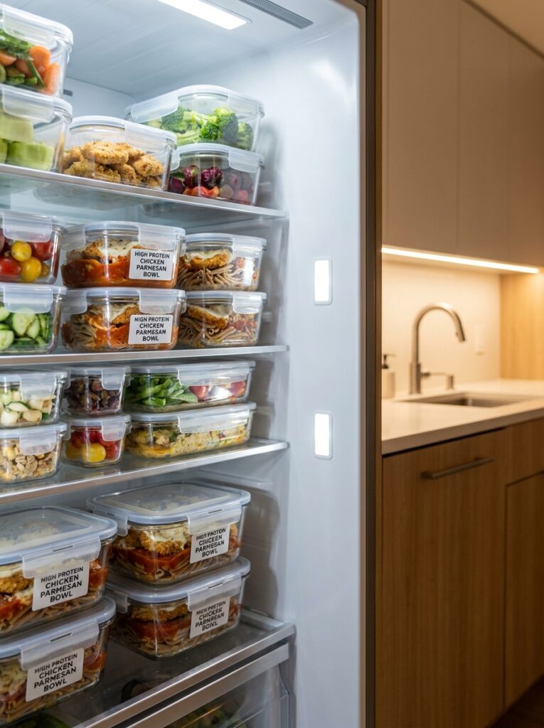 High Protein Chicken Parmesan Bowl 16 Food storage containers 202604272149