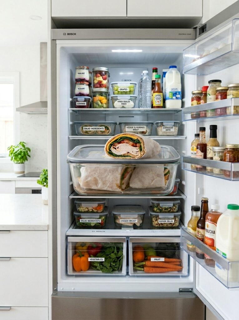 High Protein Turkey Cheddar Lunch Wrap: The Ultimate Quick and Healthy Meal 16 Food storage containers 202604281923