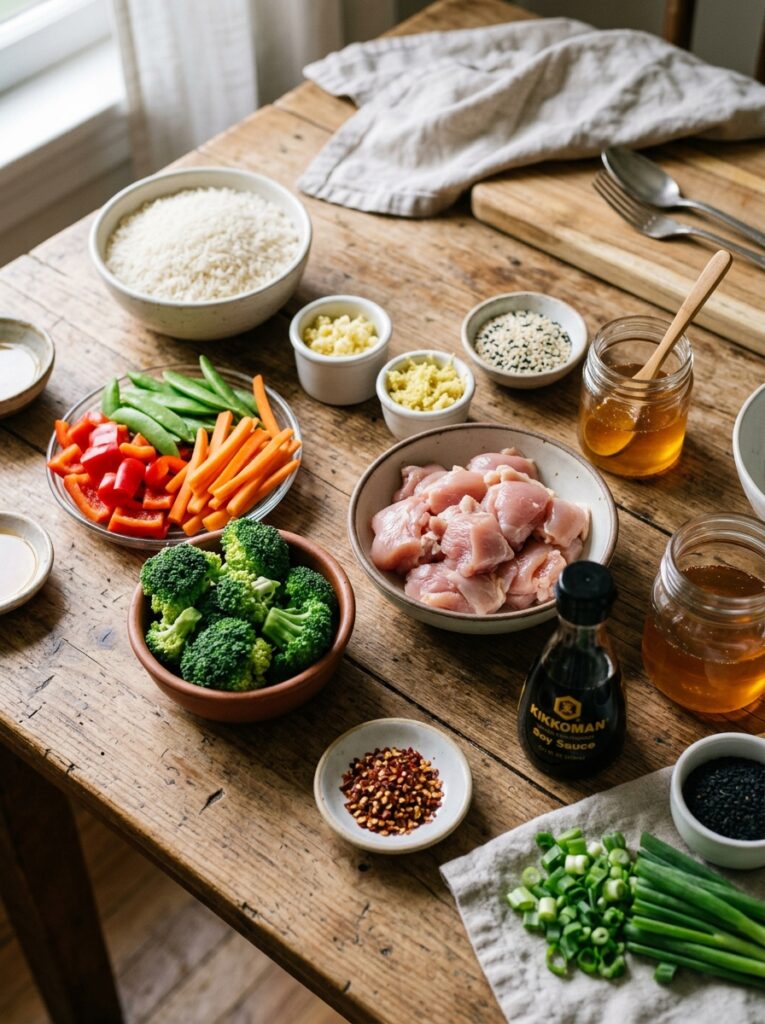 High Protein Sesame Chicken Dinner: Easy Homemade Recipe 13 Ingredients for chicken 202604281834