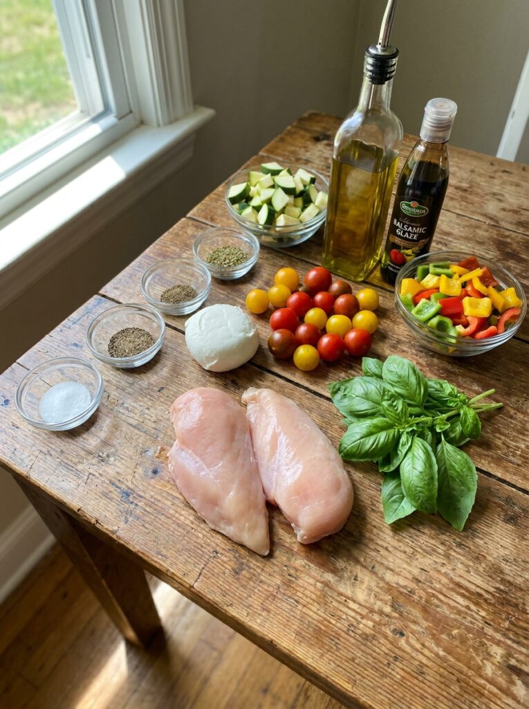 High Protein Caprese Chicken Bake: The Ultimate 30-Minute Dinner 13 Ingredients for chicken bake 202605011621