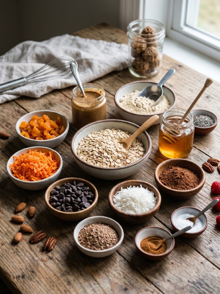 High Protein Oatmeal Energy Balls 13 Ingredients for energy 202604221859