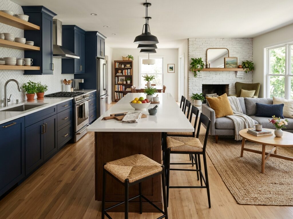 Kitchen island dividing 202604091401