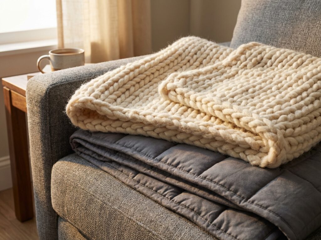 Knit wool blanket 202604081506