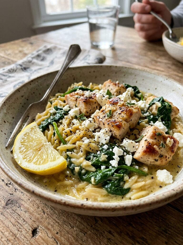 Lemon chicken orzo 202604251351