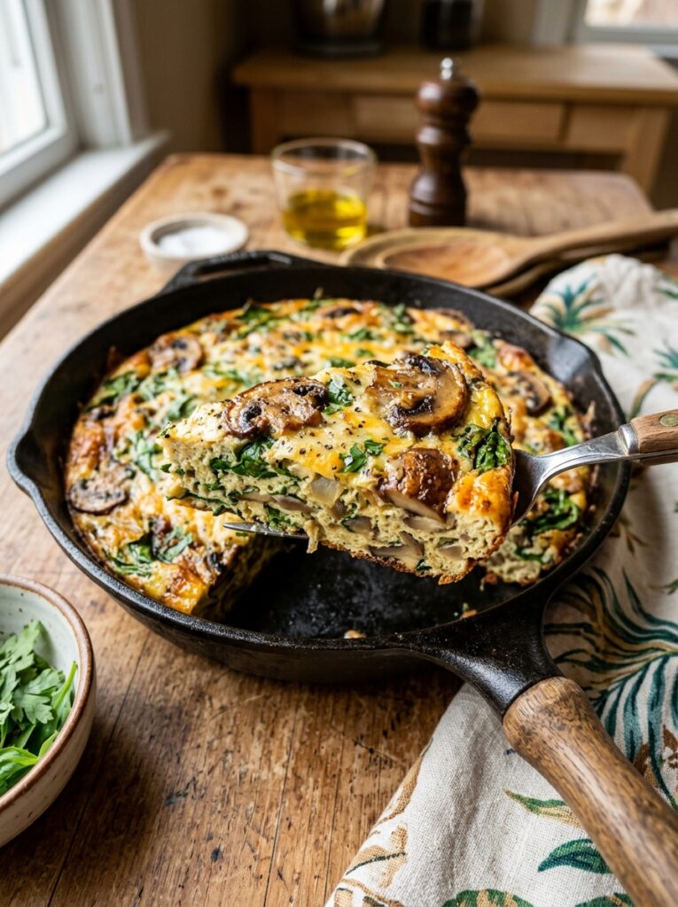 High Protein Mushroom Frittata Recipe for a Nutritious Meal 12 Mushroom frittata recipe 202604261335