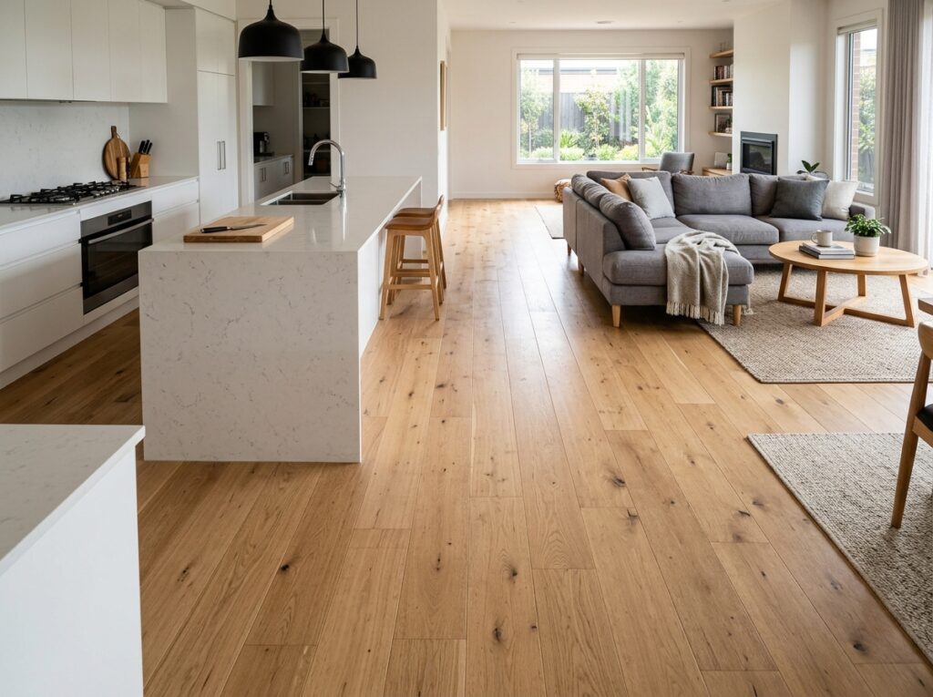 Oak flooring connecting 202604091403