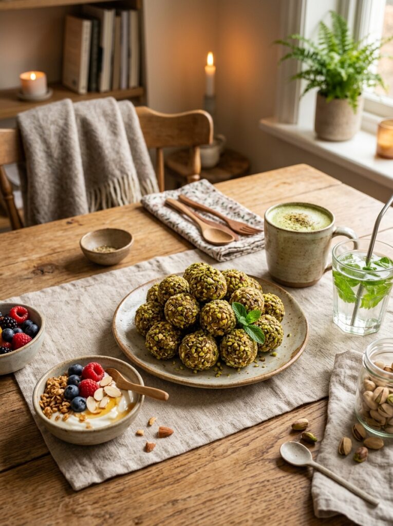 high protein pistachio energy balls: Ultimate Homemade Recipe Guide 15 Pistachio energy balls setup 202604292000