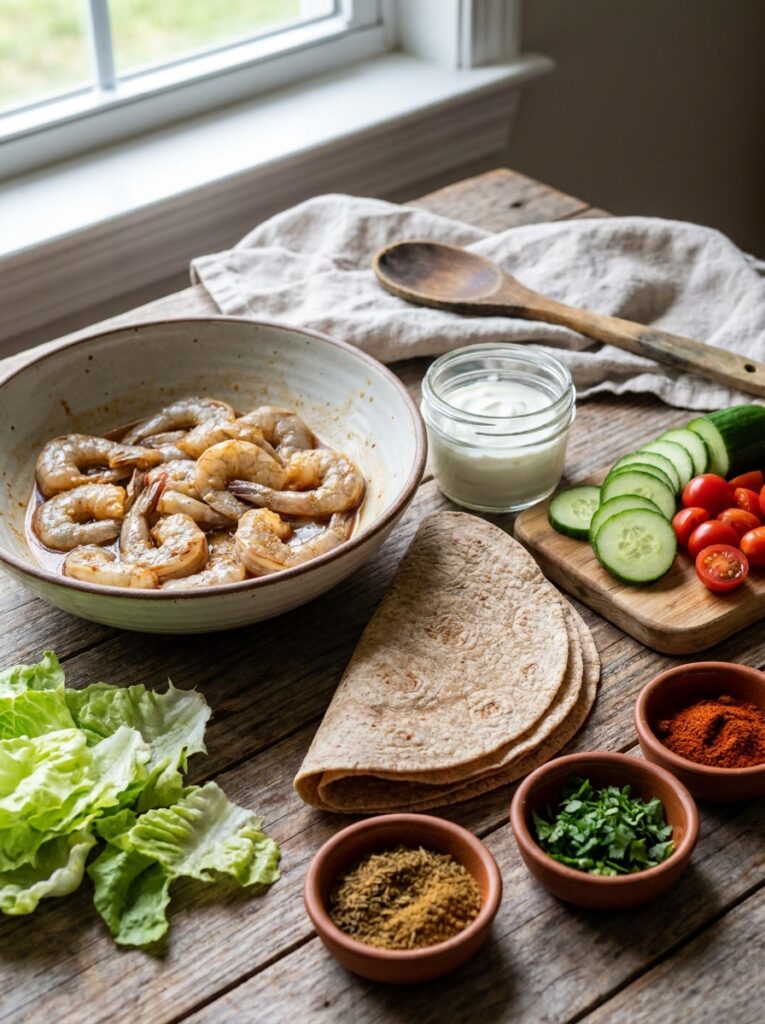 High Protein Grilled Shrimp Lunch Wrap: A Complete Recipe Guide 12 Shrimp lunch wrap ingredients ar… 202605011653