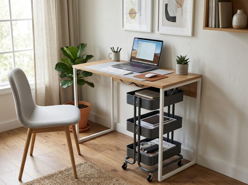 Slim desk with 202604091356