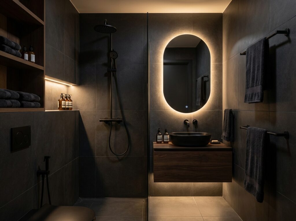 Small bathroom matte 202604081309