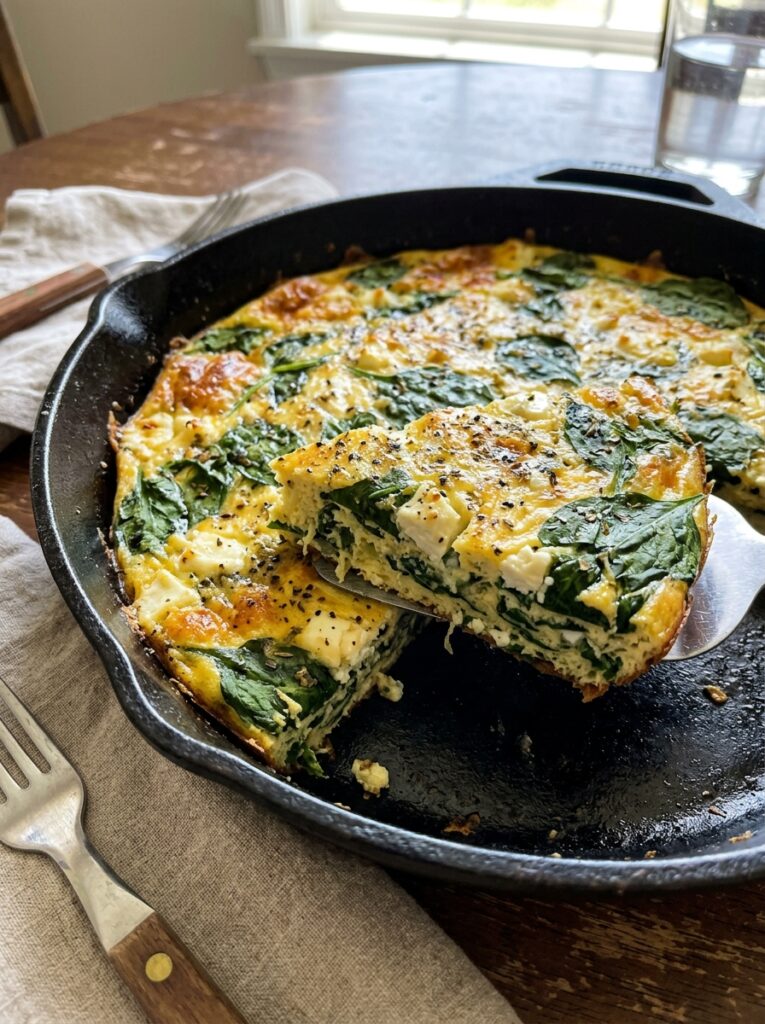 High Protein Spinach Feta Frittata 12 Spinach feta frittata 202604261355 1