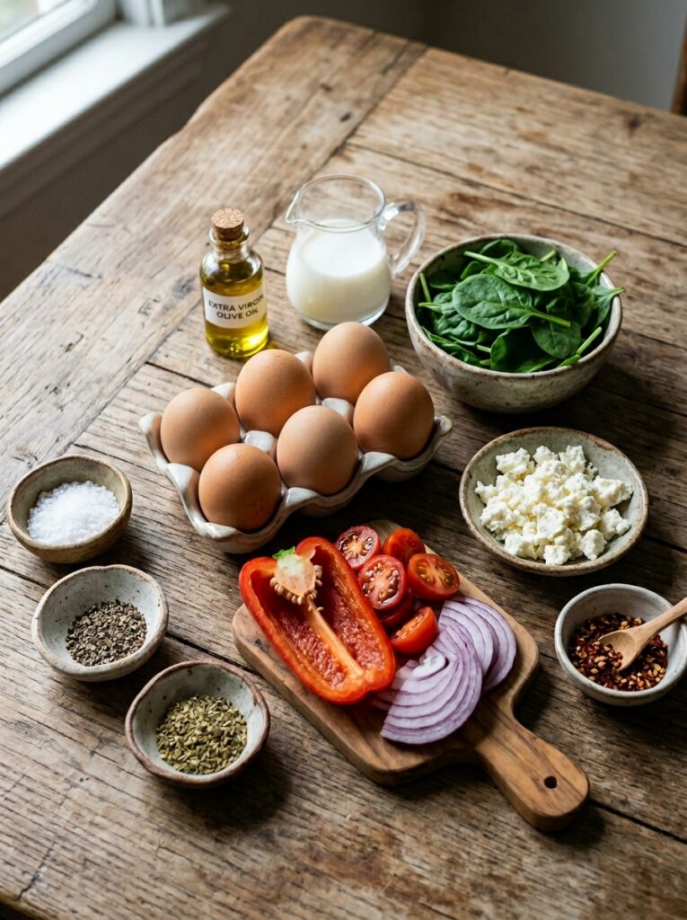 High Protein Spinach Feta Frittata 13 Spinach feta frittata 202604261355 2